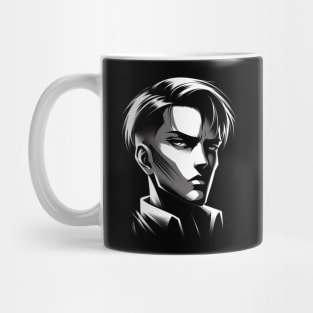 Levi (Attack On Titan- Black & White) Mug